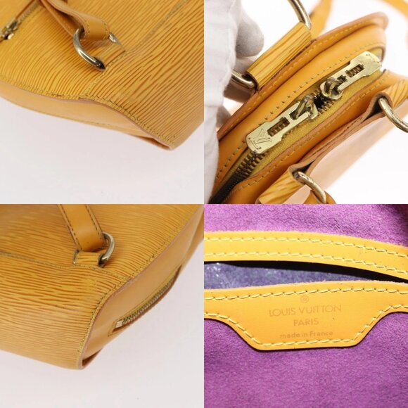 LOUIS VUITTON Epi Mabillon Backpack Yellow M52239 LV Auth 150563 main image 7